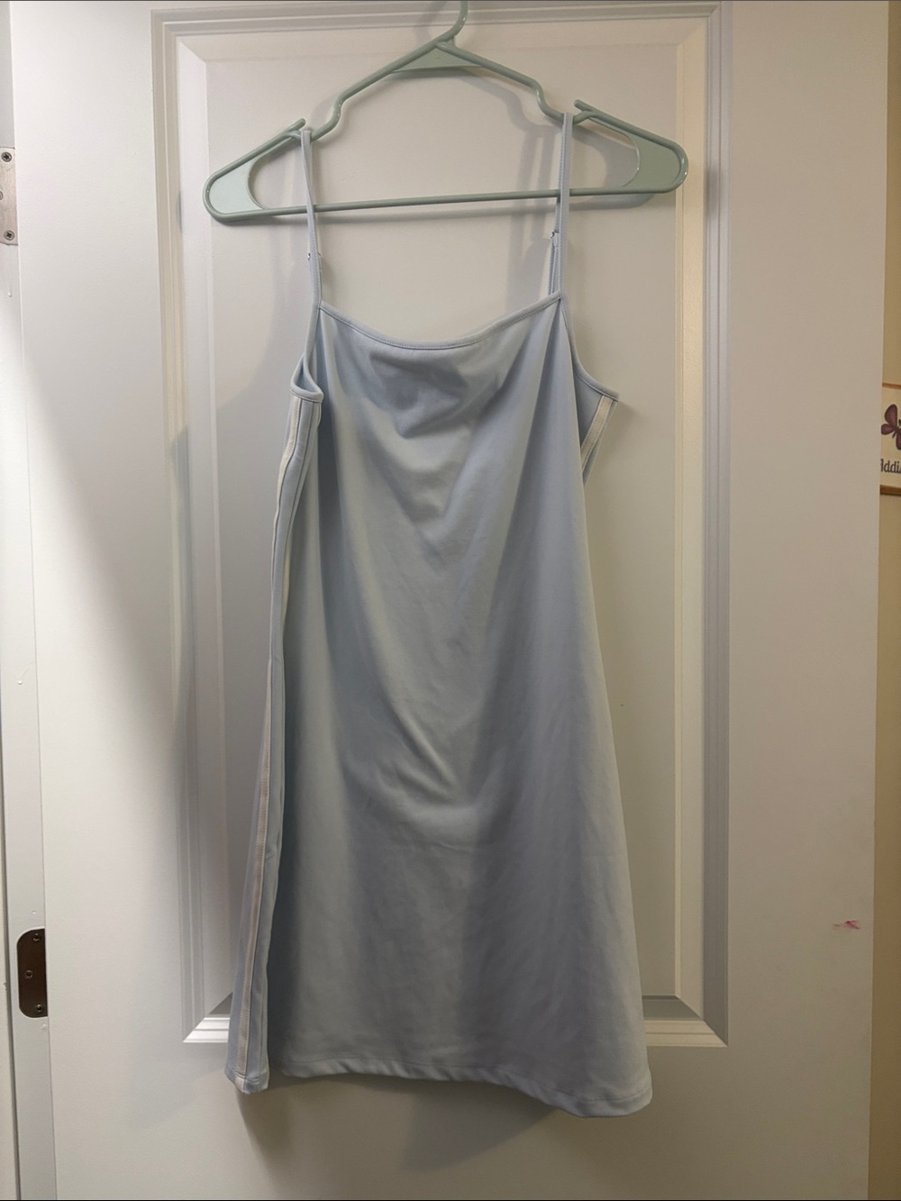 wild fable Light Blue Satin Slip Dress
